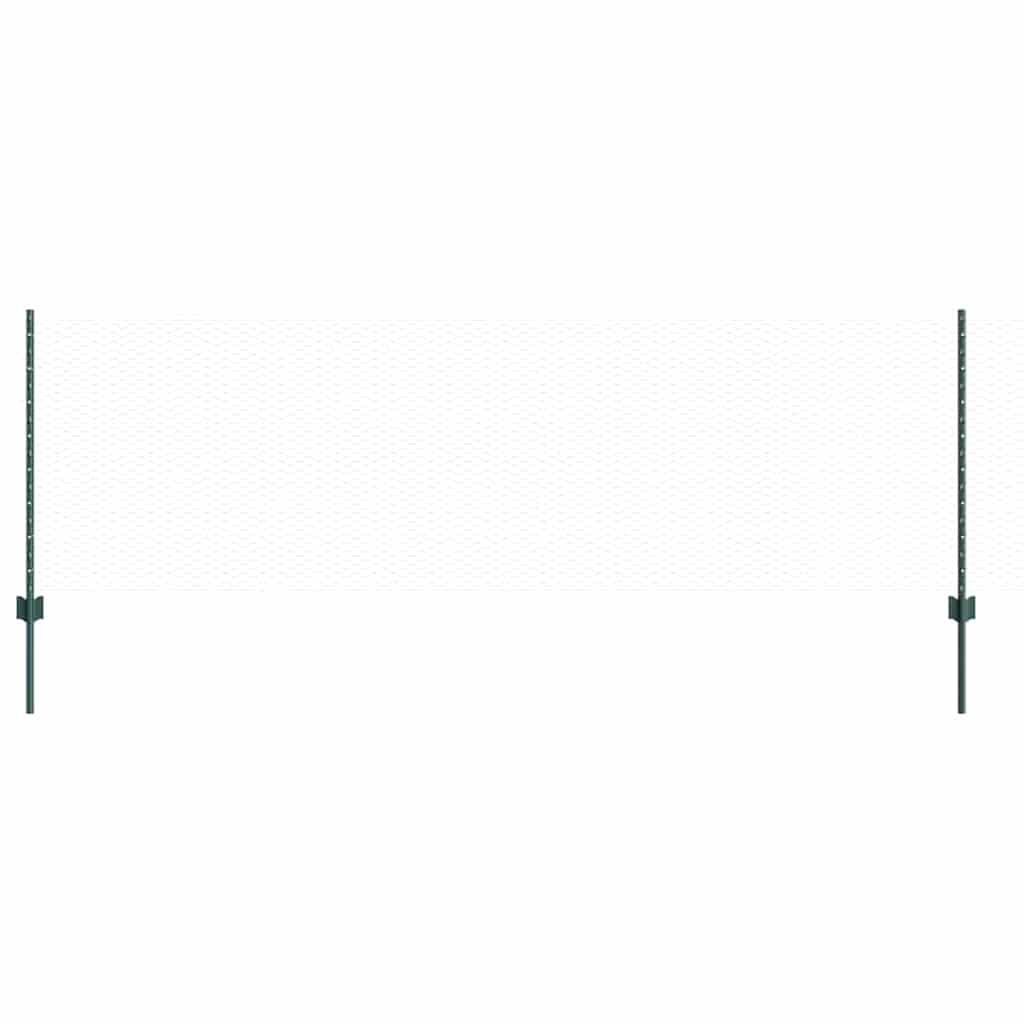 Svejset Trådhegn 10 x 0,8 m (B x H) PVC-belagt stål Grøn Mesh