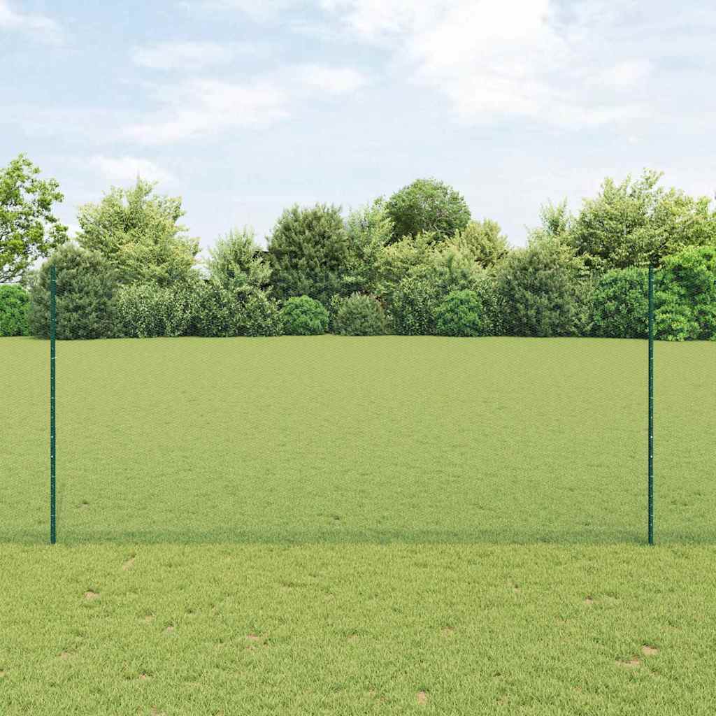 Svejset Trådhegn 25 x 1,4 m (B x H) PVC-belagt stål Grøn Mesh