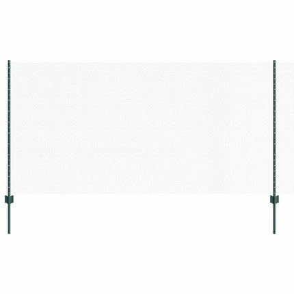 Udendørs sekskantet hegn med stolpe 50 x 1,2 m PVC-belagt stål