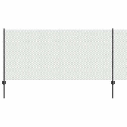 Udendørs sekskantet hegn med stolpe 10 x 1 m PVC-belagt stål