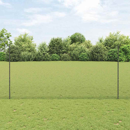 Udendørs sekskantet hegn med stolpe 10 x 1,6 m PVC-belagt stål