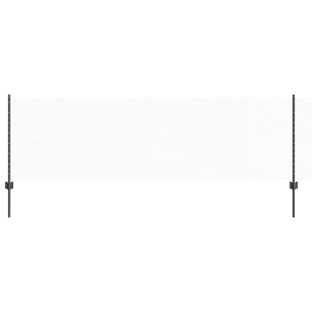 Svejset Trådhegn 25 x 0,8 m (B x H) PVC-belagt stål Grå Mesh