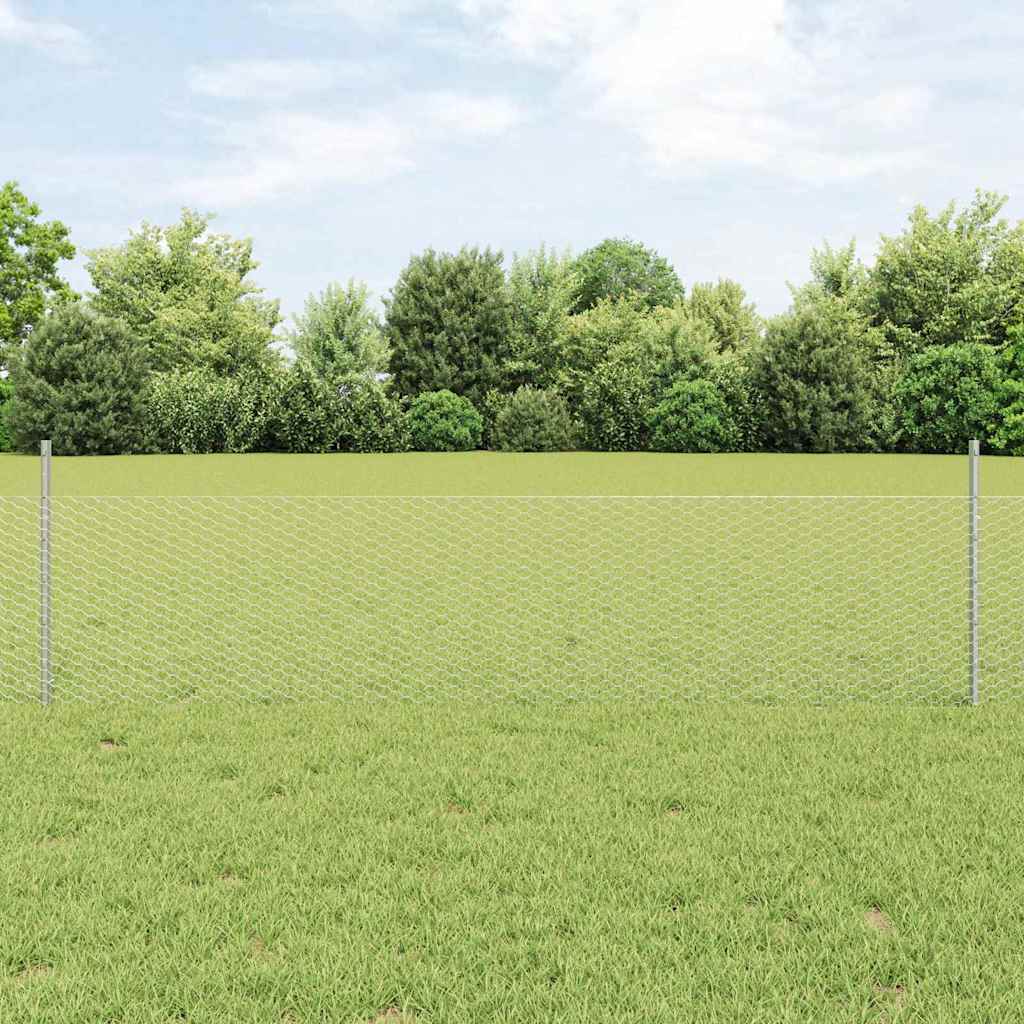 Svejset Trådhegn 10 x 0,5 m (B x H) Hot-Dip Galvaniseret Stål