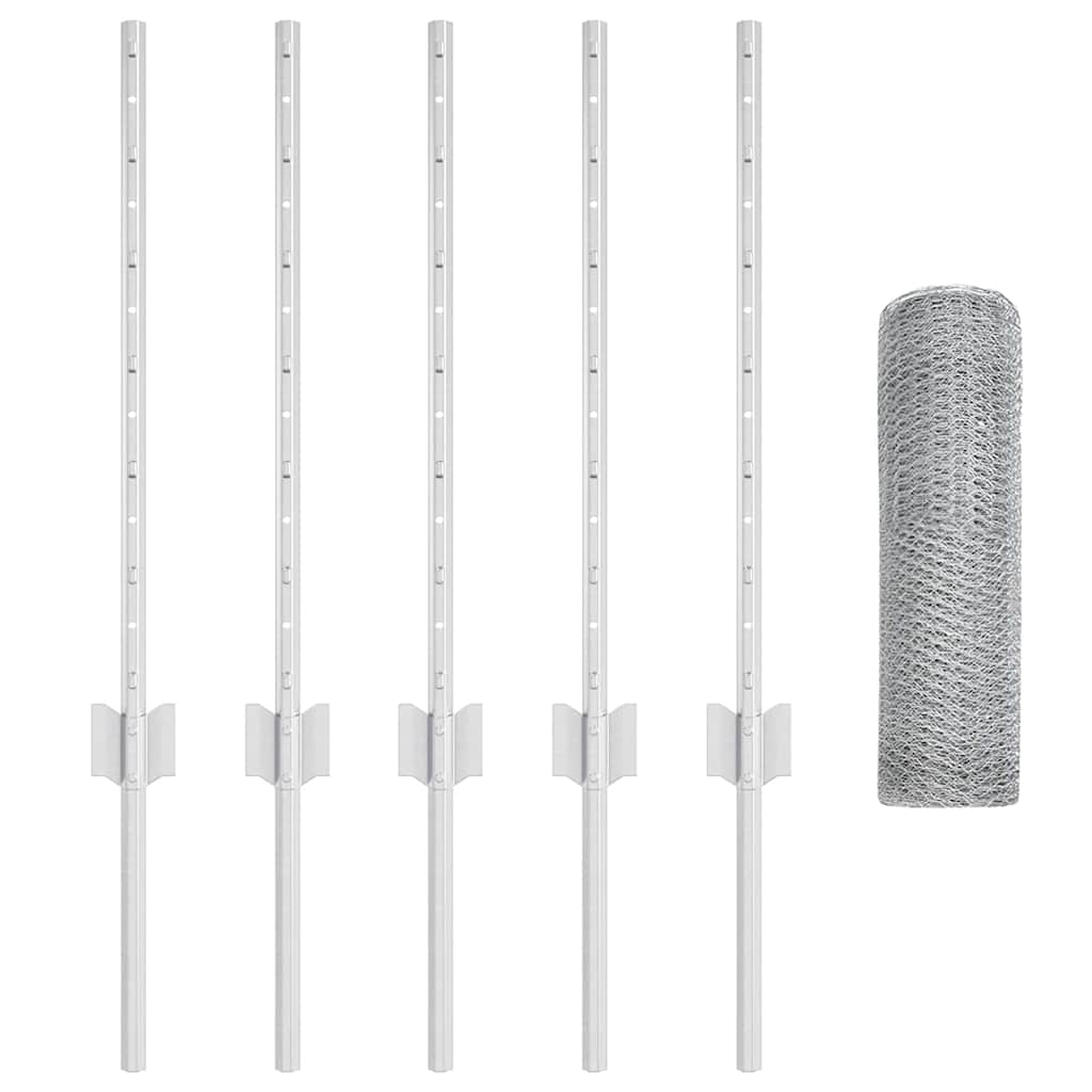 Svejset Trådhegn 10 x 0,6 m (B x H) Hot-Dip Galvaniseret Stål