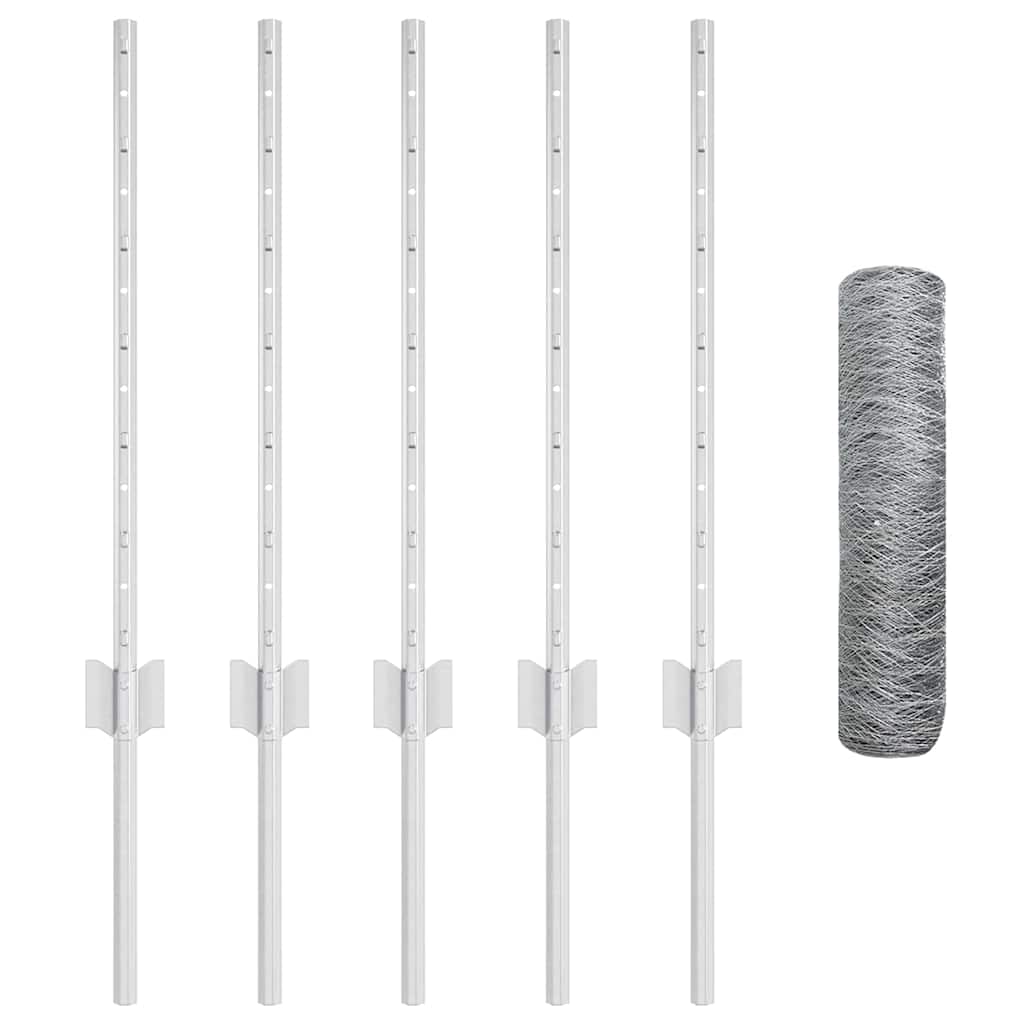 Svejset Trådhegn 10 x 0,6 m (B x H) Hot-Dip Galvaniseret Stål