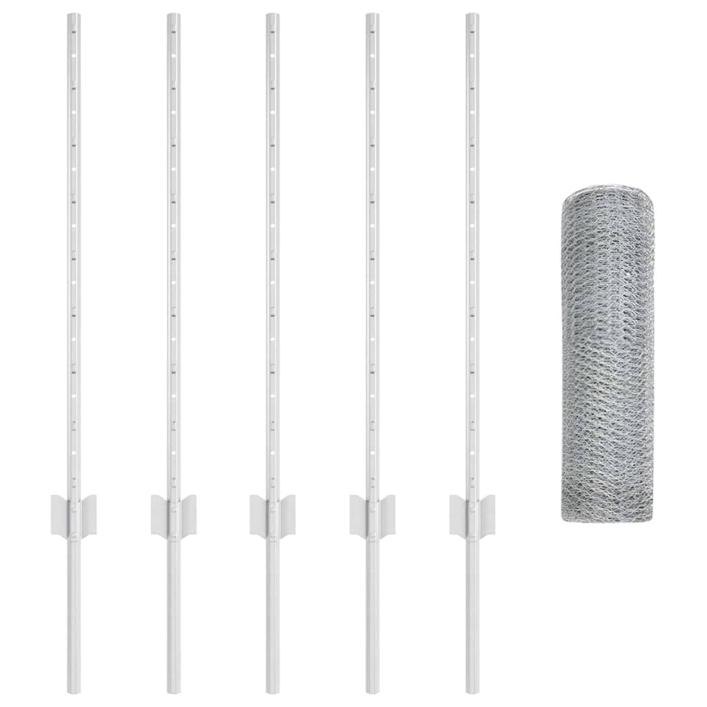 Svejset Trådhegn 10 x 0,8 m (B x H) Hot-Dip Galvaniseret Stål