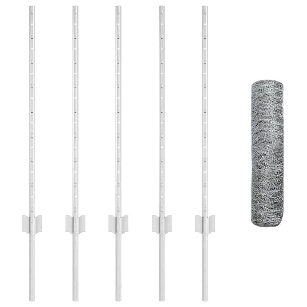 Svejset Trådhegn 10 x 0,8 m (B x H) Hot-Dip Galvaniseret Stål