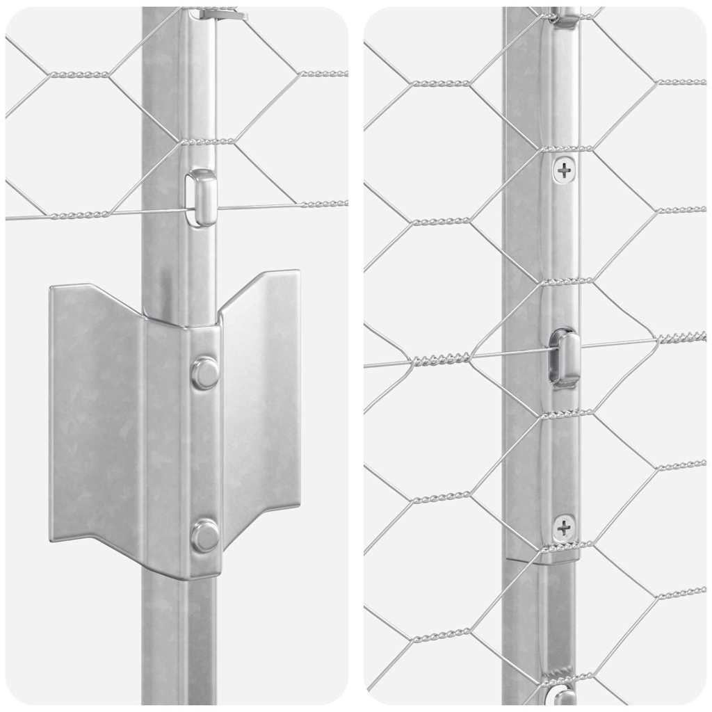 Svejset Trådhegn 25 x 1 m (B x H) Hot-Dip Galvaniseret Stål