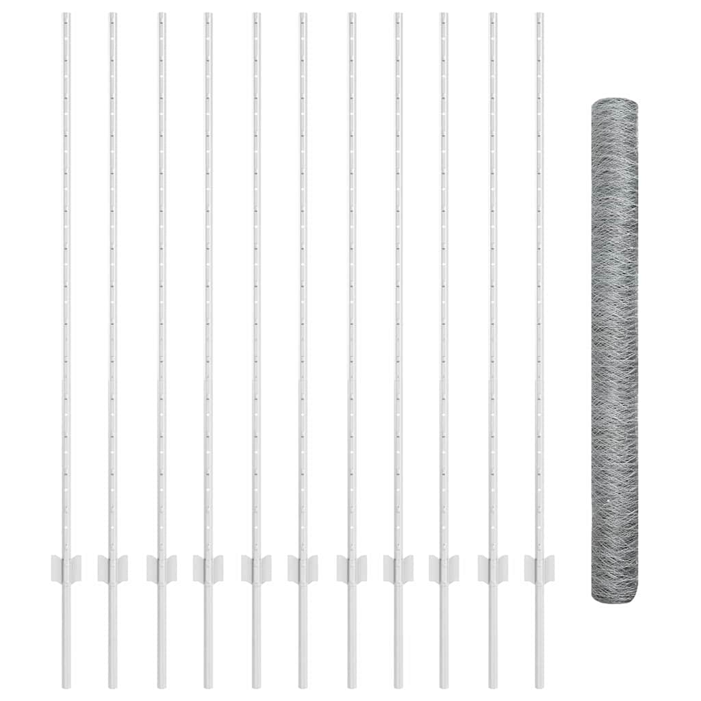 Svejset Trådhegn 25 x 1,4 m (B x H) Hot-Dip Galvaniseret Stål