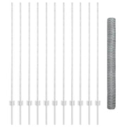 Svejset Trådhegn 25 x 1,4 m (B x H) Hot-Dip Galvaniseret Stål