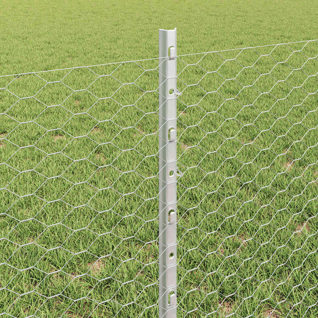 Svejset Trådhegn 50 x 0,6 m (B x H) Hot-Dip Galvaniseret Stål