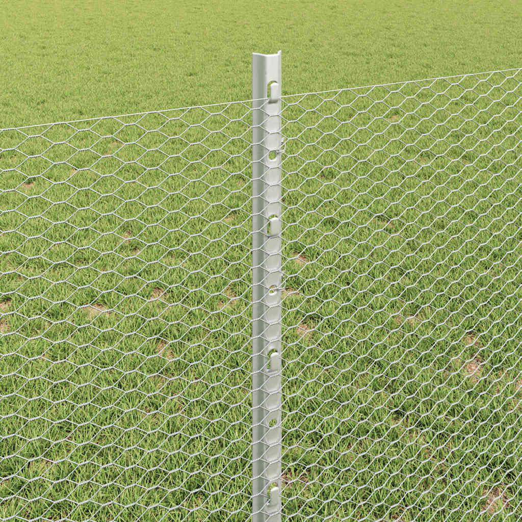Svejset Trådhegn 50 x 0,8 m (B x H) Hot-Dip Galvaniseret Stål