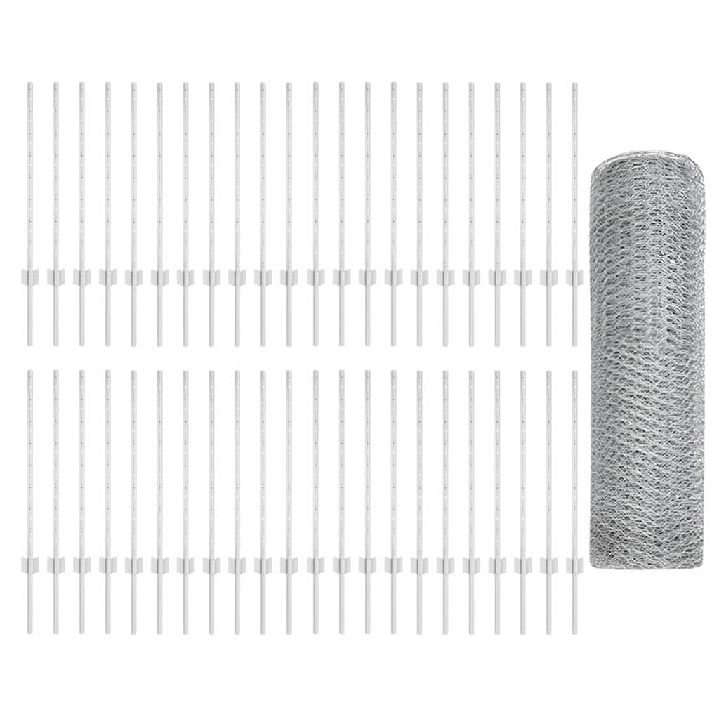 Svejset Trådhegn 100 x 0,8 m (B x H) Hot-Dip Galvaniseret Stål
