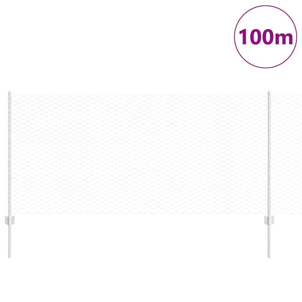 Svejset Trådhegn 100 x 1 m (B x H) Hot-Dip Galvaniseret Stål