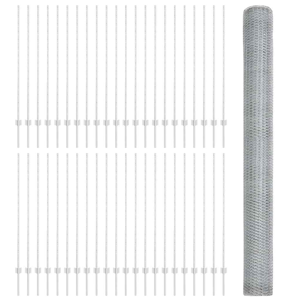 Svejset Trådhegn 100 x 1,4 m (B x H) Hot-Dip Galvaniseret Stål