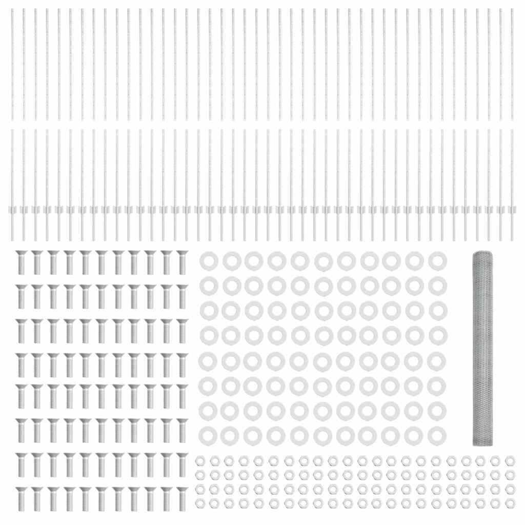 Svejset Trådhegn 100 x 1,6 m (B x H) Hot-Dip Galvaniseret Stål