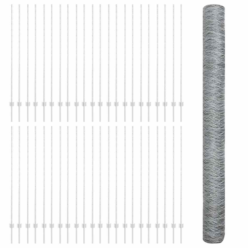 Svejset Trådhegn 100 x 1,6 m (B x H) Hot-Dip Galvaniseret Stål