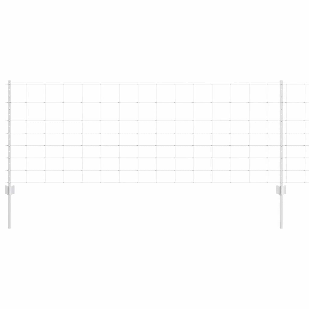 Vild hegn med stolper 25 x 0,8 m (B x H)