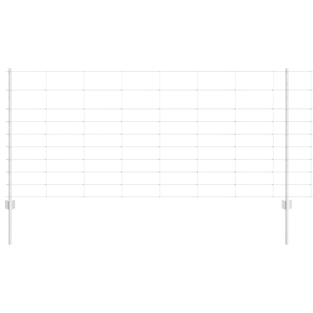 Vild hegn med stolper 25 x 1 m (B x H)