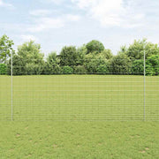 Vild hegn med stolper 25 x 1,6 m (B x H)
