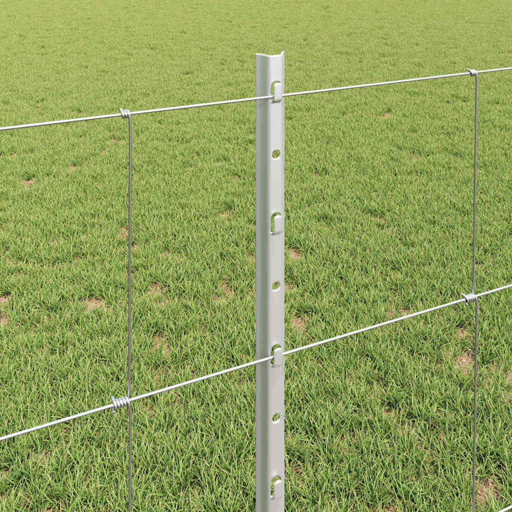 Vild hegn med stolper 50 x 0,8 m (B x H)