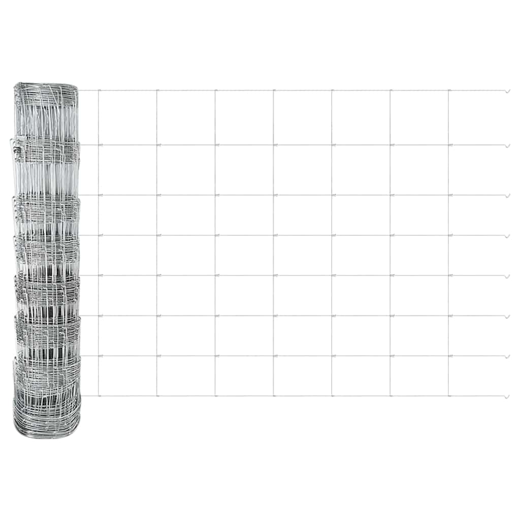 Vild hegn med stolper 50 x 0,8 m (B x H)