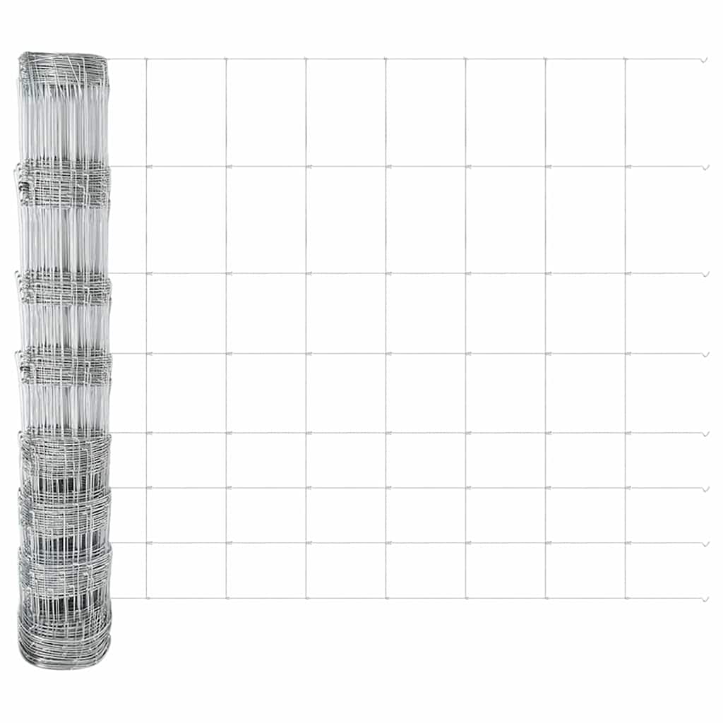 Vild hegn med stolper 50 x 1 m (B x H)