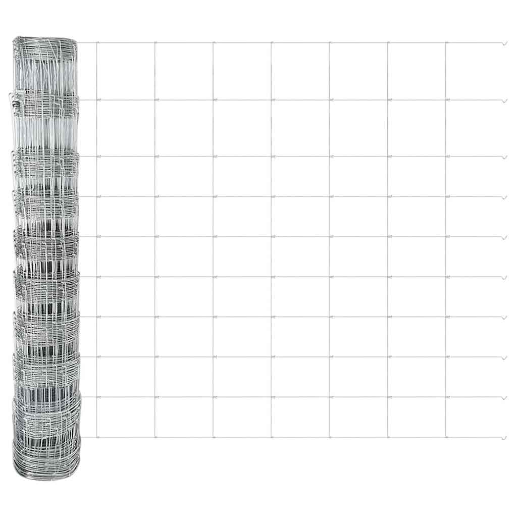 Vild hegn med stolper 50 x 1 m (B x H)