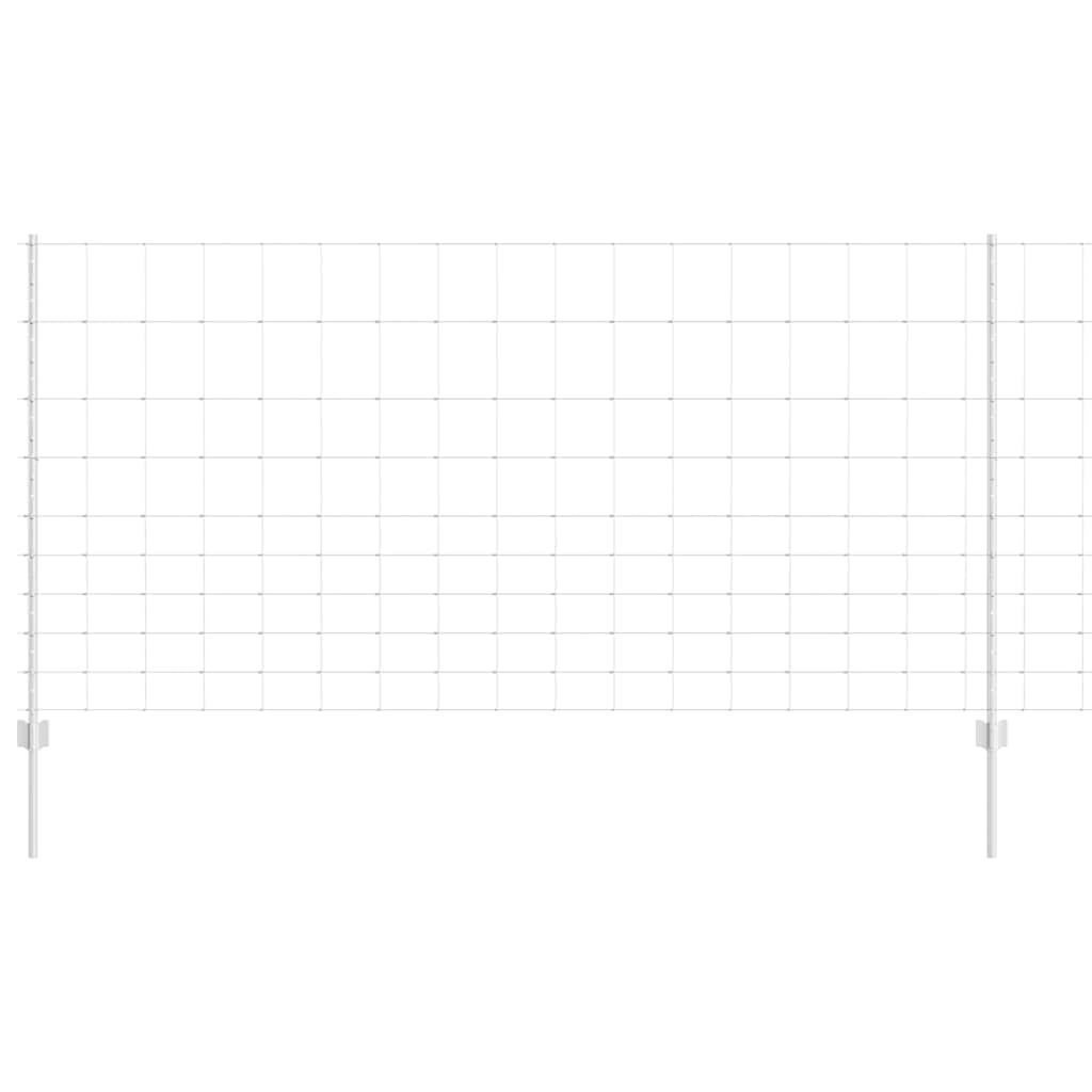 Vild hegn med stolper 50 x 1,2 m (B x H)