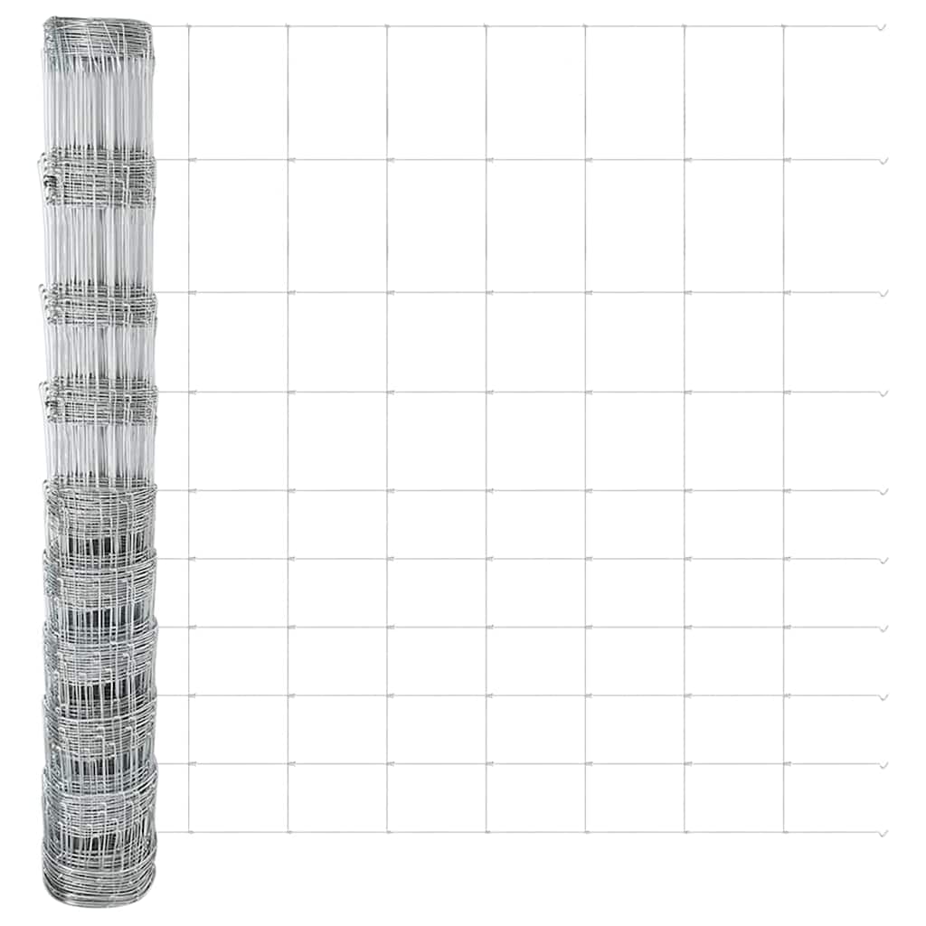 Vild hegn med stolper 50 x 1,2 m (B x H)