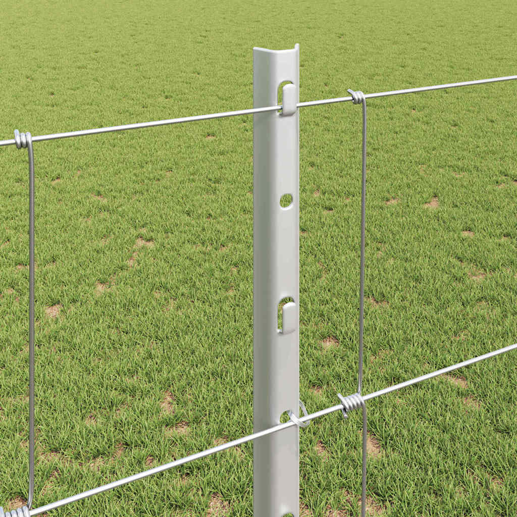 Vild hegn med stolper 50 x 1,2 m (B x H)