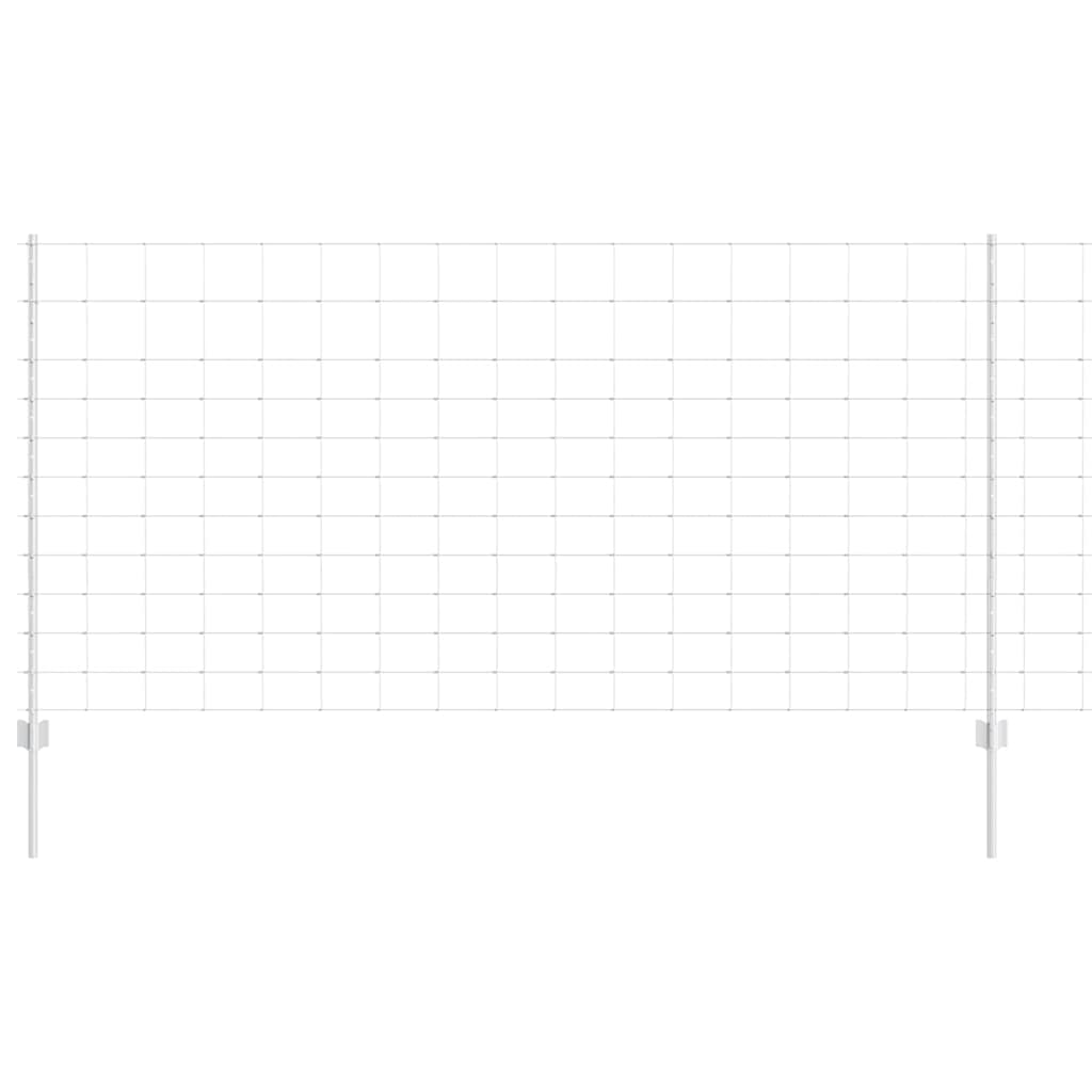 Vild hegn med stolper 50 x 1,2 m (B x H)