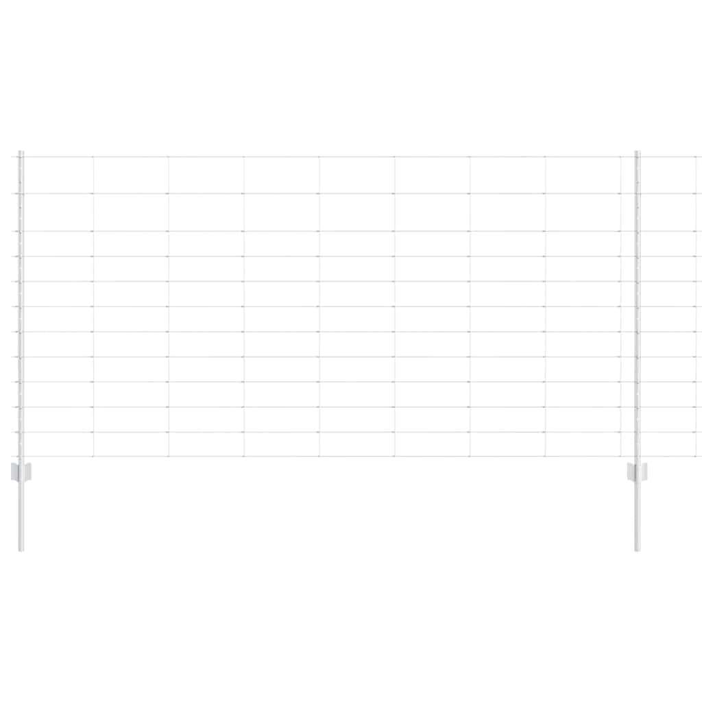 Vild hegn med stolper 50 x 1,2 m (B x H)