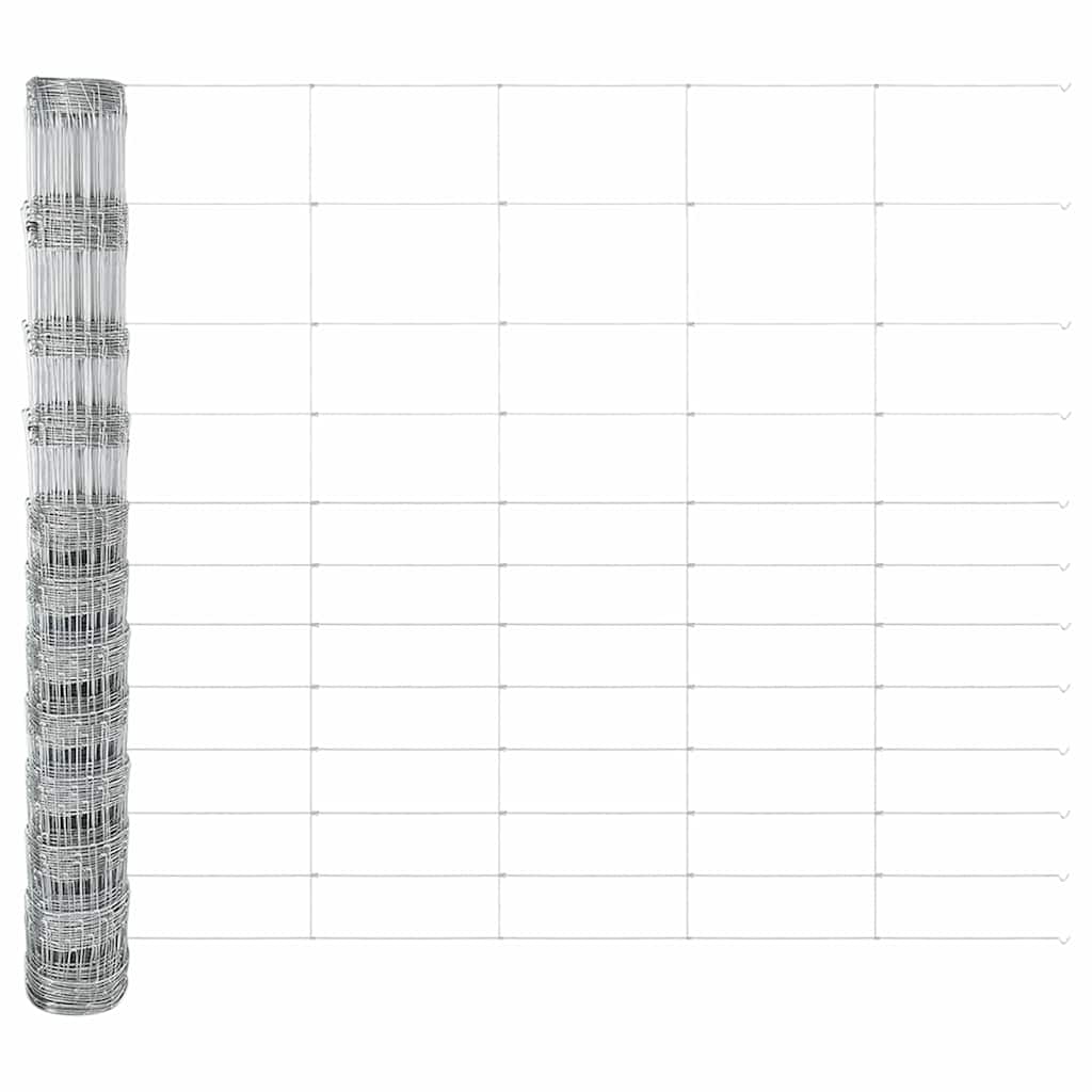 Vild hegn med stolper 50 x 1,4 m (B x H)