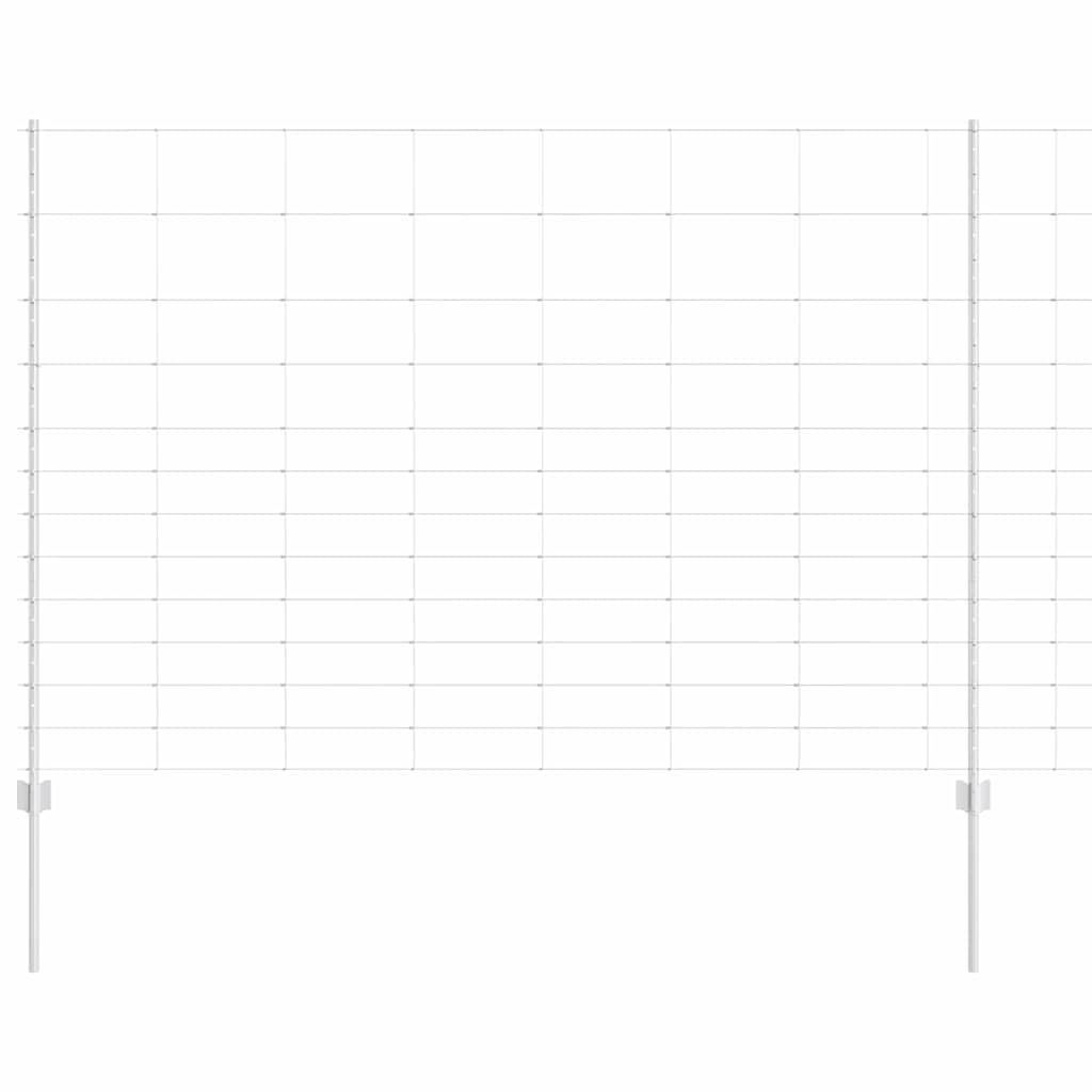 Vild hegn med stolper 50 x 1,5 m (B x H)