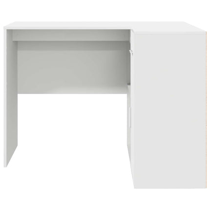 Hjørneskrivebord med skuffe Hvid 102 x 88 x 75 cm