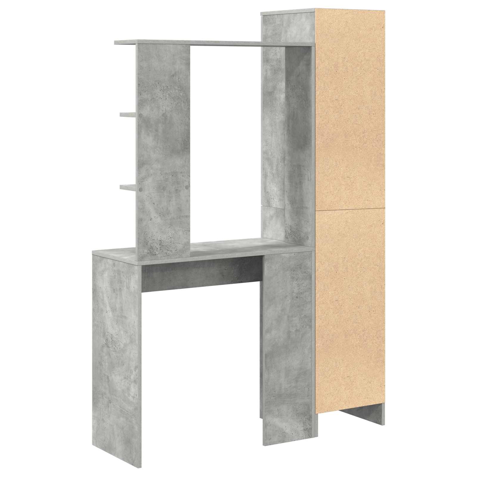 Bord 2 pcs Beton Grå