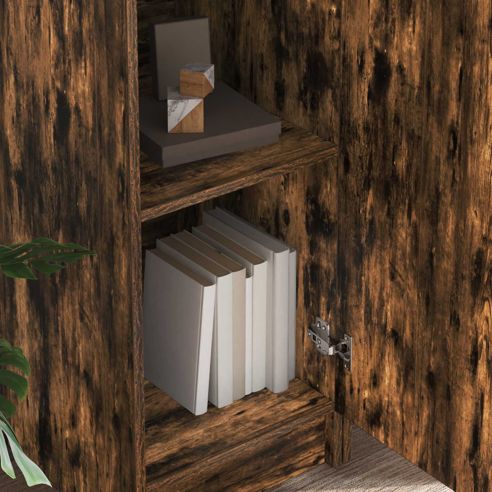 Bord 2 pcs Røget eg