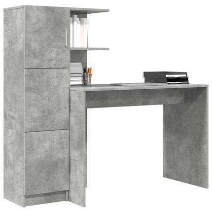 Bord Beton Grå 133,5 x 50 x 124 cm 2 stk.