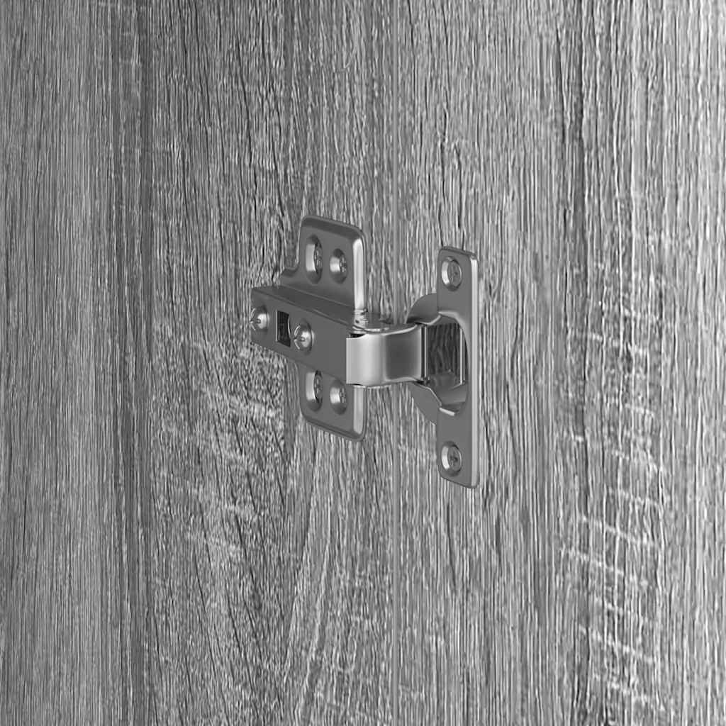 Bord 2 pcs Grå Sonoma