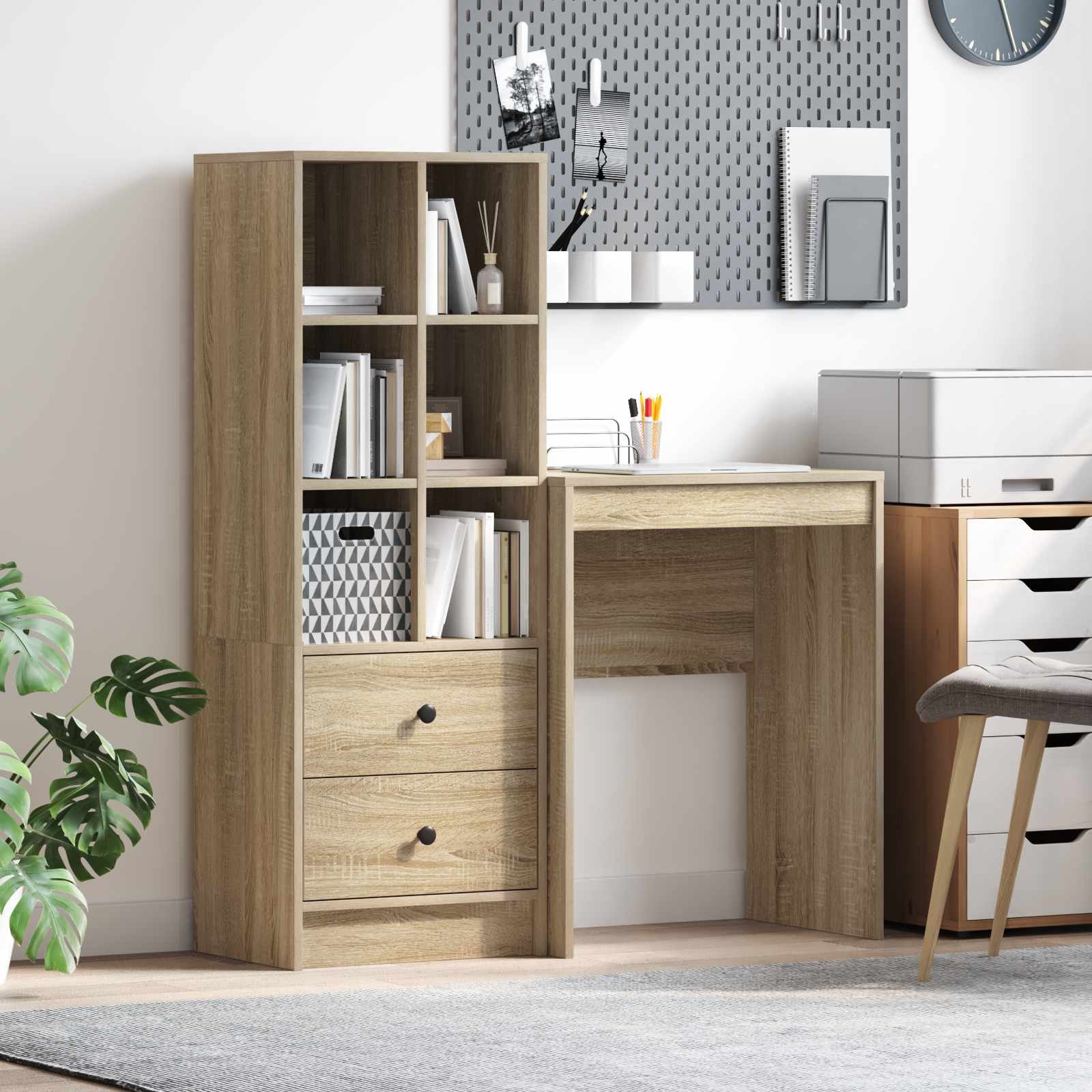 Bord Sonoma eg 105,5 x 34 x 127 cm 2 stk.