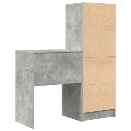 Bord Beton Grå 105,5 x 34 x 127 cm 2 stk.