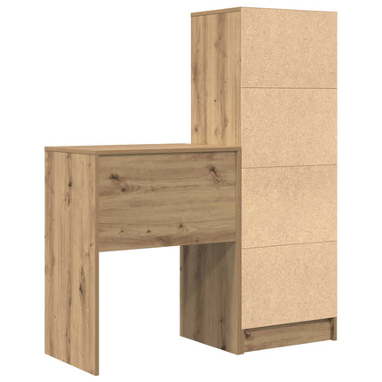 Bord Artisan Egetræ 105,5 x 34 x 127 cm 2 stk.