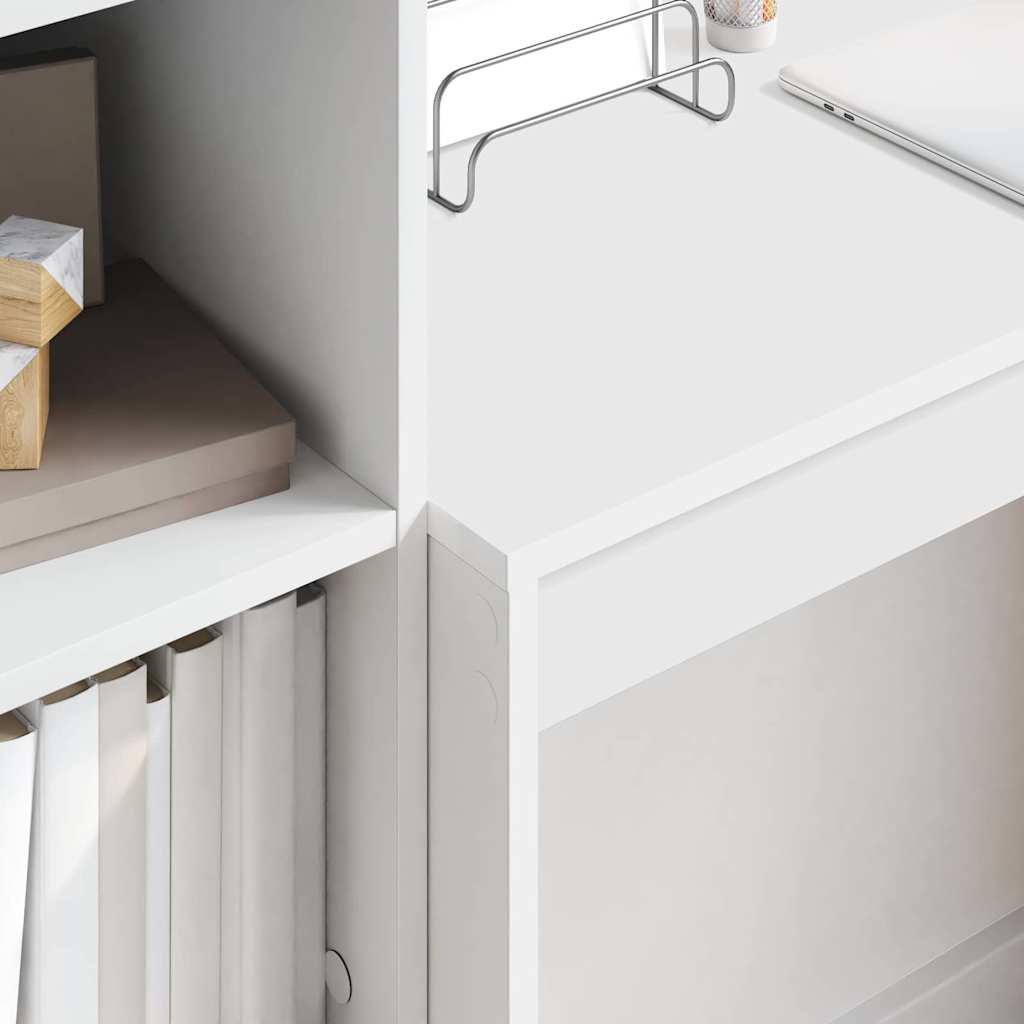 Bord med skuffe 2 pcs Hvid