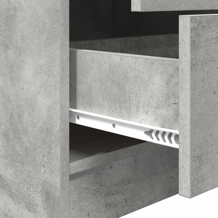 Bord Beton Grå 135,5 x 50 x 127 cm 2 stk.