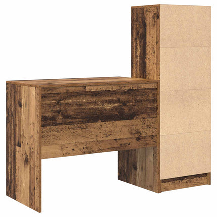 Bord Gammelt træ 135,5 x 50 x 127 cm 2 stk.