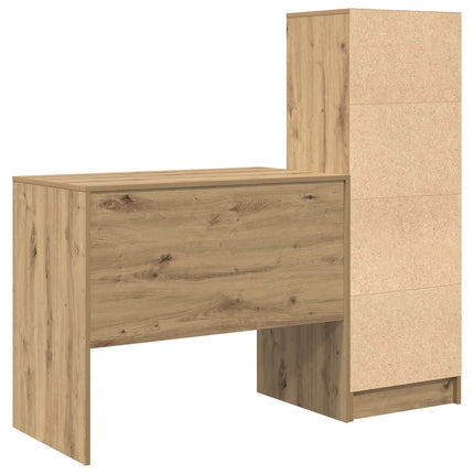 Bord Artisan Egetræ 135,5 x 50 x 127 cm 2 stk.