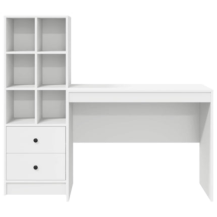 Bord med skuffe 2 pcs Hvid