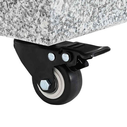 Parasolfod 30kg Grå Granit Firkantet