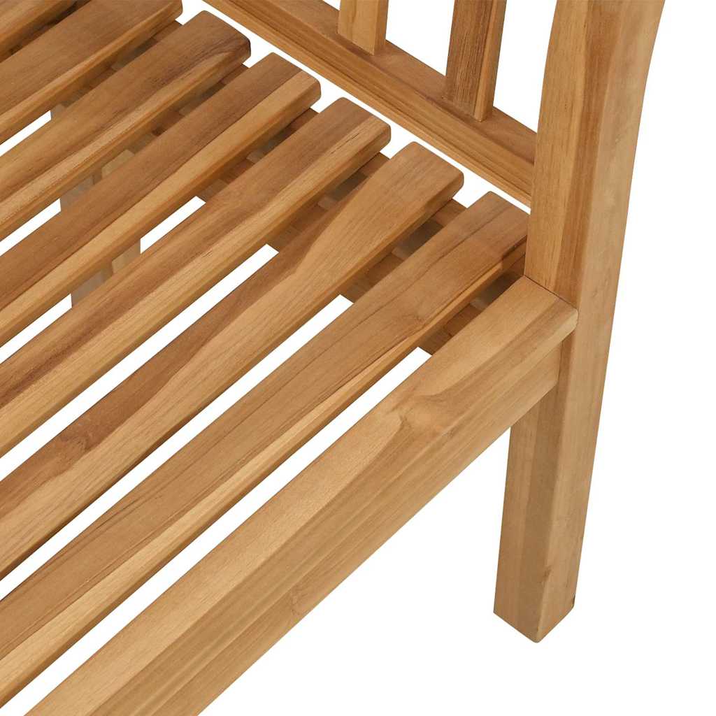 bænk Brun 120 x 53,5 x 85 cm Massivt teaktræ